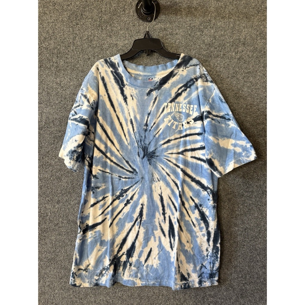 Tennessee Titans Boys T-shirt Size Large 14-16 Tie-Dye Logo Youth. G83